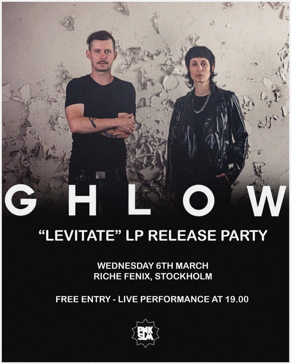 GHLOW announce Stockholm release party for new album Levitate